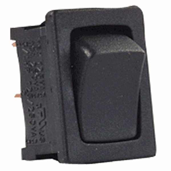 Picture of JR Products Rocker Switch 12V Non-Lighted Black, 5pack Part# 19-1907   12781-5