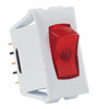 Picture of JR Products Rocker Switch 12V Lighted Red Part# 19-1870   12505