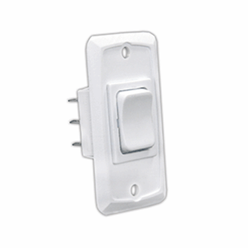 Picture of JR Products MOM On/Off/On Rocker Switch 12V White Part# 19-1866   12835