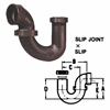 Picture of 3220A 1-1/4 P-TRAP W/UNION Part# 20873 633220A CP 492