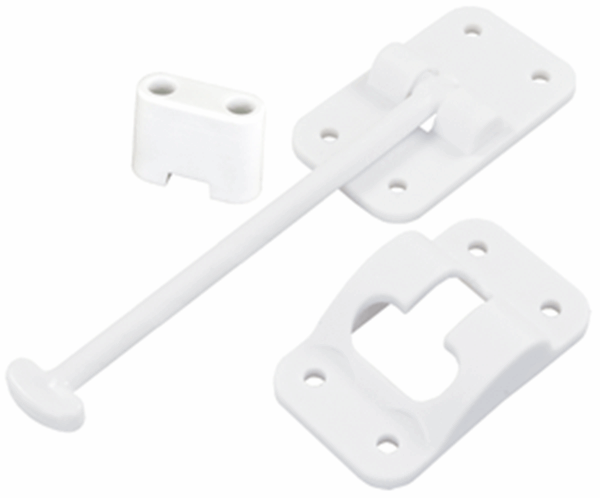 Picture of JR Products T-Style Door Catch/Bumper, 6In, Polar White Part# 20-0696   10444B