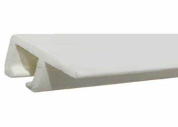 Picture of Interior Door Track; For RV Interior Doors; Type C; 96 Inch Length; Ceiling Mounted; White  Part# 20-1157   80291
