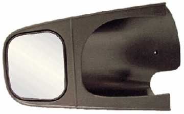 Picture of Dodge Dakota, Durango and Ram; Exterior Towing Mirror; Slide On; 4-1/2 x 5-1/8 Inch Mirror; Non-Extendable; Glass Manual Adjust Part# 38526 10501 