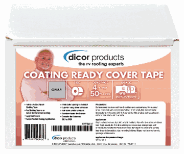 Picture of Dicor Metal Roof Repair Tape 4In X 50Ft, Gray Part# 13-1307    RP-CRCT-4-1C
