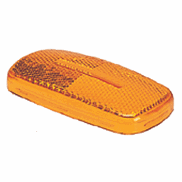 Picture of Optronics Side Marker Light Lens, Amber Part# 18-1204    A32ABP
