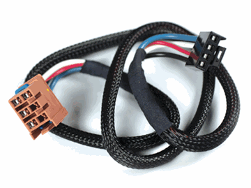 Picture of Many Vehicles; Trailer Brake System Connector/ Harness; Compatible With Controllers Without a Connector; Universal Plug; 1 Plug Part# 31865 