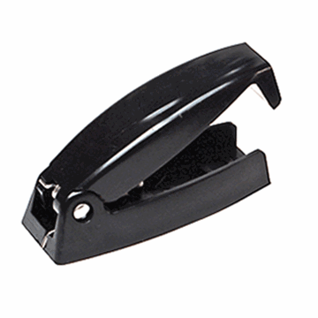 Picture of RV Designer Baggage Door Catch, Rounded, Black Part# 20-1574    E210
