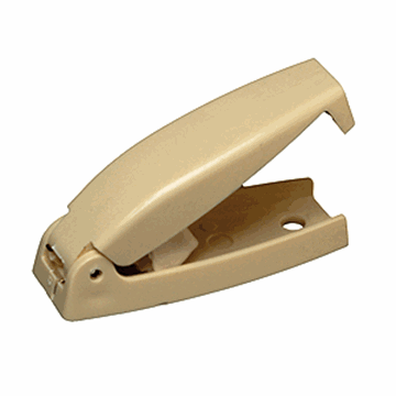 Picture of RV Designer Baggage Door Catch, Rounded, Beige Part# 20-1796    E213