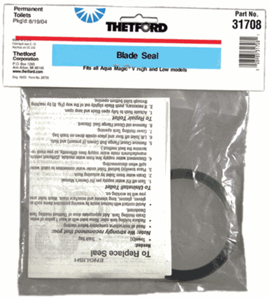 Picture of BLADE SEAL, AM V 31708 Part# 28068 31708 CP 542