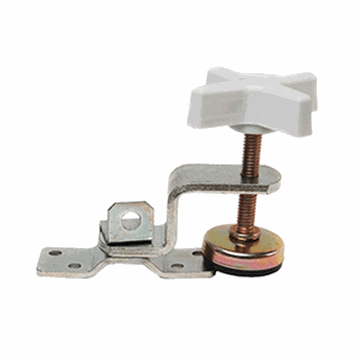 Picture of Fold-Out Bunk Clamp; Use To Secure Slide Out/ Fold Out Bunk Cabinet And Drawers While Traveling; 2-7/16 Inch And 1-11/16 Inch Mounting Hole Distance Part# 20-1739  E511