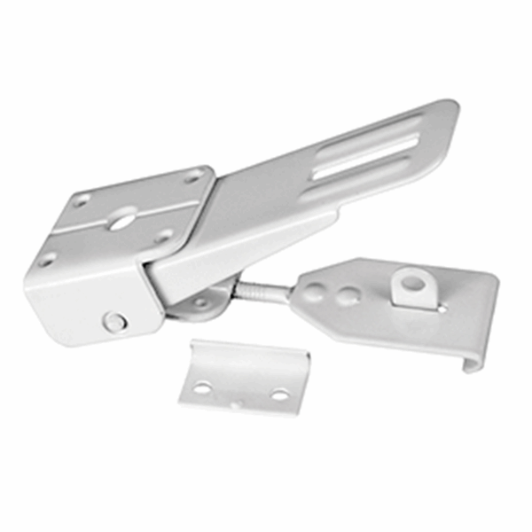 Picture of RV Designer Entry Door Latch For Folding Campers, White Part# 20-1780     E316
