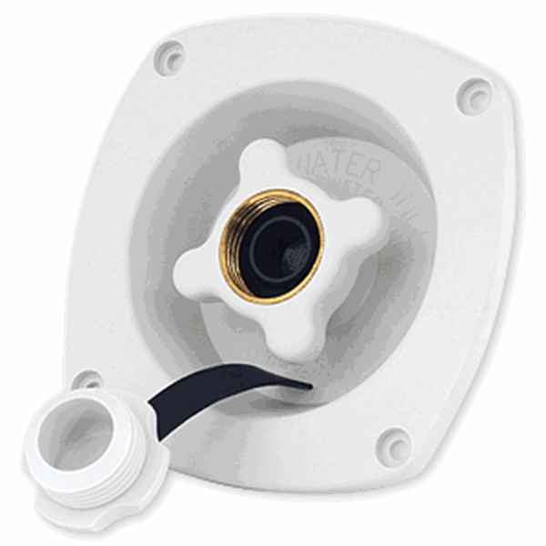 Picture of SHURflo Fresh Water Inlet, 3/4" Inlet X 1/2" Outlet Part# 10-0553    183-029-18