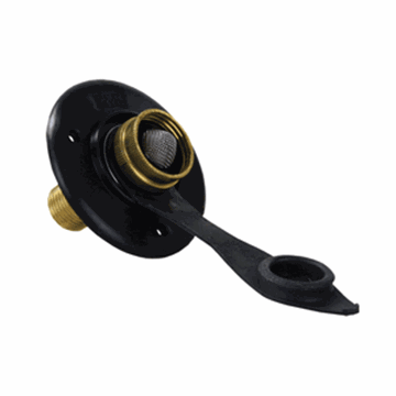 Picture of JR Products 1/2" Fresh Water Inlet, Black Part# 10-0526     160-85-A-36-A