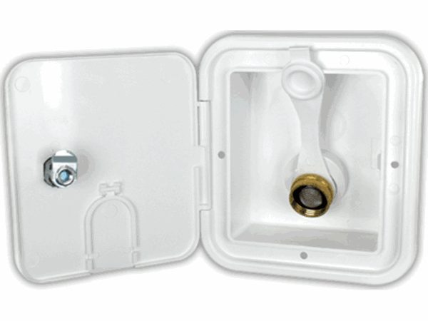 Picture of Thetford 1/2" Fresh Water Inlet Box, Polar White Part# 55-5272     94225