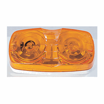 Picture of Peterson Mfg Incandescent Clearance Light, Amber Part# 18-0443    V138A