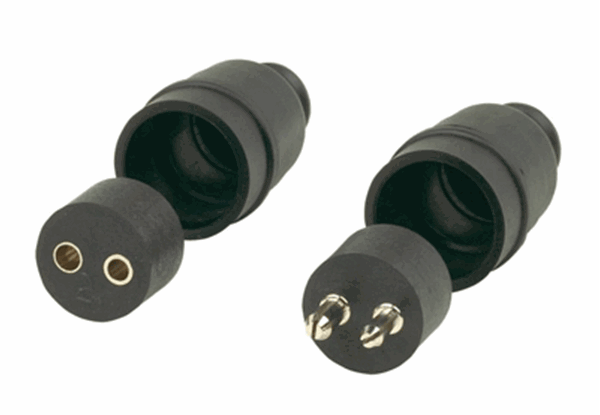 thumbnail interactive-video image 1 of 2 Way Flat 48 Molded Connector Loop Male & Female Ends Truck Cap ATC 248 1 of 3