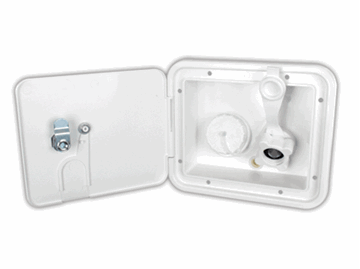 Picture of Thetford Fresh Water Inlet/Gravity Fill Box, Polar White Part# 55-5304     94254