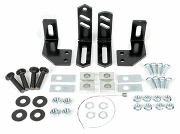 Picture of Fifth Wheel Trailer Hitch Mount Kit; 4 Piece Bracket; Bolt-On; Drilling Required Part# 31406