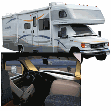 Picture of Adco Windshield Cover For Ford Class C/B 1996 - 2019 Motorhomes Part# 01-1667   2507