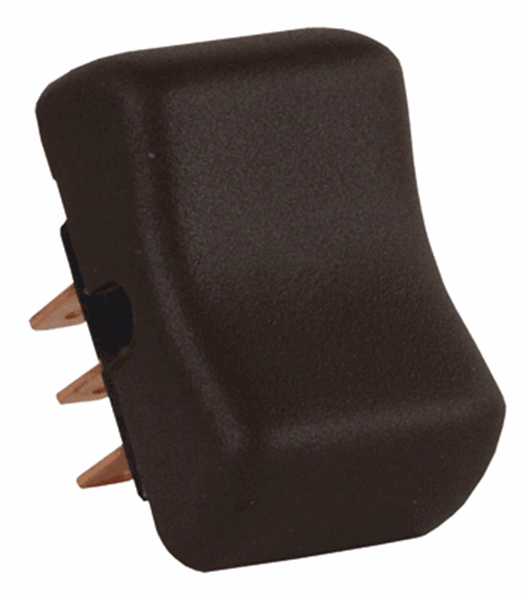 Picture of JR Products MOM On/Off/On Rocker Switch 14V, Brown Part# 19-2094   13015