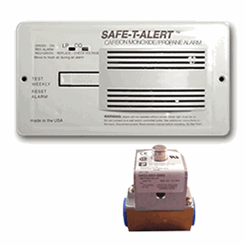 Picture of MTI Ind. Safe-T-Alert Dual LP/CO Detector Kit, White Part# 03-2177    70-742-P-R-WT-KIT