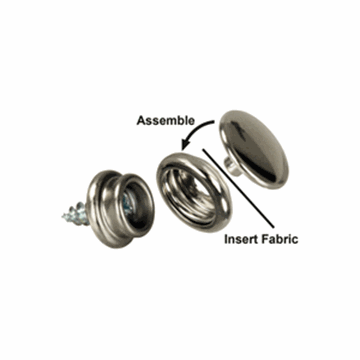 Picture of Snap Fastener Installation Kit; Used To Add A Snap Attachment To Any Fabric Or Material With Screen Rooms/ Interior Curtains/ Security Straps; Set Of 6 Part# 20-1936  81585