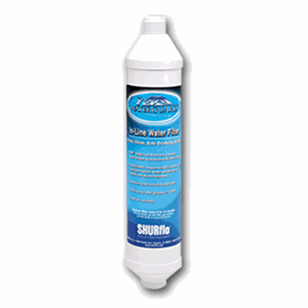 Picture of SHURflo Fresh Water filter Cartridge Replacement Part# 10-0494    RV-210GH-KDF-A