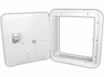 Picture of Thetford Electrical Hatch 6-7/8InX6-3/8In Cutout, Polar White Part# 55-5384   94337 