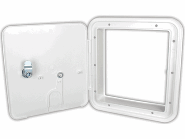 Picture of Thetford Electrical Hatch 6-7/8InX6-3/8In Cutout, Polar White Part# 55-5384   94337 