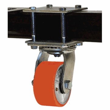 Picture of Trailer Hitch Roller; Use To Prevent Tail Dragging And Digging While Backing Up; Bolt-On; 4 Inch Wheel Diameter; 5-1/2 Inch Total Height; Class A Type Part# 31798 48-979014 