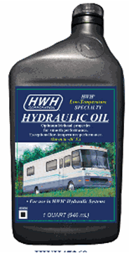 Picture of HWH SPECIALTY HYDRAULIC OIL-QT Part# 87648 HWH47369 CP 601