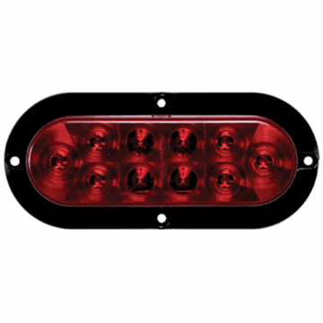 Picture of Optronics LED Oval Tail Light, Red Part# 18-1751    STL78RK   