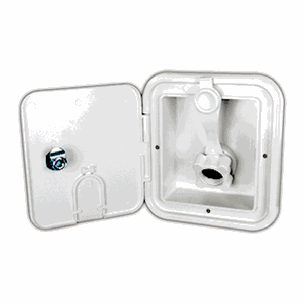 Picture of Thetford 1/2" Fresh Water Inlet Box, Polar White Part# 55-5273    94226