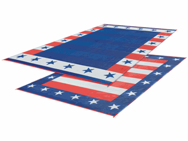 Picture of Faulkner Reversible Patio Mat, 8Ft X 20Ft, Independence Day Part# 01-0074    46502