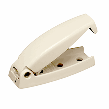 Picture of RV Designer Compartment Door Catch, Rounded, Colonial White Part# 20-1573    E209