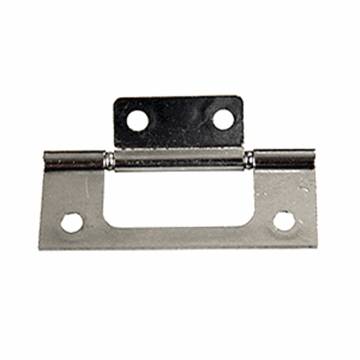 Picture of JR Products Door Hinge Non-Mortise, Chrome Part# 20-1981    70645