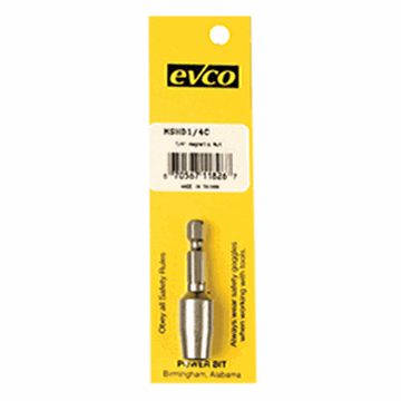 Picture of Nut Setter; 1/4 Inch Hex Driver; 1/4 Inch Size; 2 Inch Length Part# 02-0054    009-MSHB1/4C