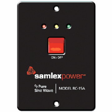 Picture of Samlex America Power Inverter Remote Control PST Series Part# 19-4739   RC-15A