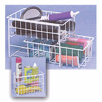 Picture of AP Products Helper Shelf Basket 10-3/4"L x 6-3/4"W x 7-1/4"H Part# 03-1870   40612