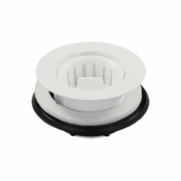Picture of PLAST STRAIN, SCREW IN, WHITE Part# 20247 95015 CP 486