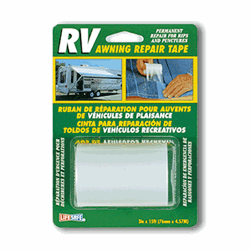 Picture of Top Tape Awning Repair Tape, Clear, 3"W X 15'L Part# 01-0656    RE3848