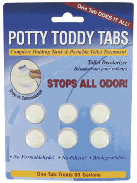 Picture of POTTY TODDY TABS, PAK/6 Part# 24310 Q5000VP CP 531