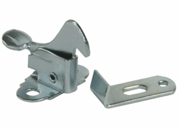 Picture of JR Products Screen Door Latch, Zinc Plated Part# 20-1611    10755