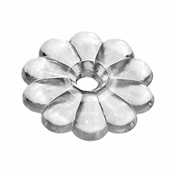 Picture of Screw Rosettes; Clear; With #6 Screws; Set Of 14 Part# 20-1850   H611