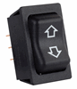 Picture of JR Products Slide Out MOM Switch 12V, Black Part# 19-0165   12295