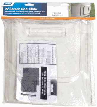 Picture of Camco Screen Door Slide, 12In H X 11.5In W, Clear Part# 20-0071   45512