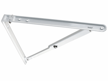 Picture of Shelf Bracket; 12 Inch x 12 Inch x 16.50 Inch; Sturdy Support For Any Type Of Fold Down Shelf; 50 Pound Load Capacity; Foldable; White Part# 20-1145   20725