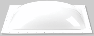 Picture of Skylight; 4-1/2 Inch High Bubble Type Dome; Mounts Outside RV; Rectangular; For 22 Inch Length x 14 Inch Width Opening; White Part# 60261 SL1422W-LP 