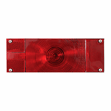 Picture of Optronics Rectangular Series ST16 Tail Light, Red Part# 18-1853    ST16RBP
