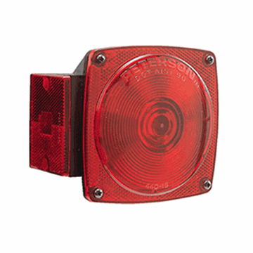 Picture of Peterson Mfg Incandescent Stop/Turn/Tail Light, Red Part# 18-0332    V440L
